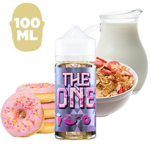  The One 100ml E-Liquid with strawberry donuts and milk
