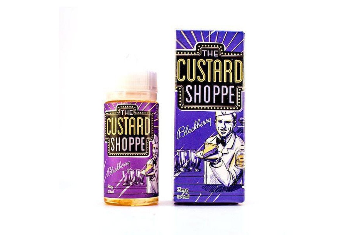 blackberry vape juice The Custard Shoppe Blackberry 100mL – Vapin' Gorilla