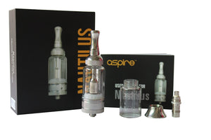 Pieces in the Aspire Nautilus BVC Clearomizer Kit