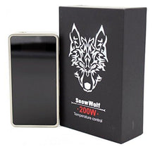 package and the Snow Wolf 200W Variable Box Mod 