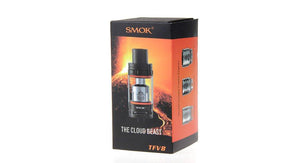 the Smoktech TFV8 Sub-Ohm Tank package