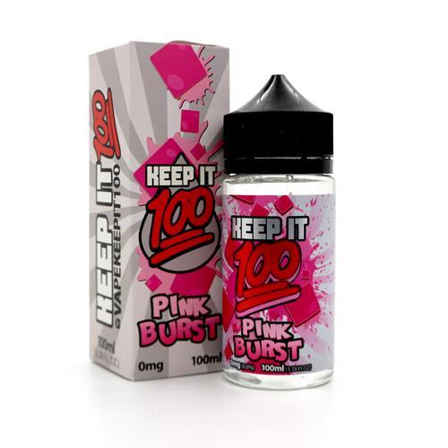 Keep it 100 Pink Burst 100ml Vapin' Gorilla Keep it 100 Pink Burst 100ml Vapin' Gorilla