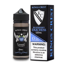 King's Crest Blueberry Duchess Reserve 120mL vape juice