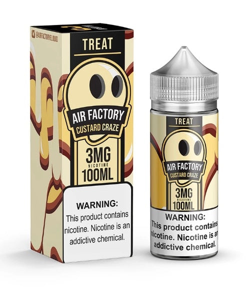 Custard Flavored Vapes Vanilla Custard Fifty Bar 20K Vape Custard Tobacco by Air Factory - 60ML Custard Flavored Vapes Vanilla Custard Fifty Bar 20K Vape Custard Tobacco by Air Factory - 60ML