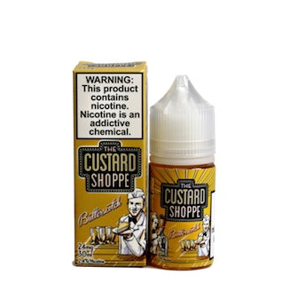 The Custard Shoppe Salt Butterscotch 30mL Vape Juice Vapor Vapin' Gorilla The Custard Shoppe Salt Butterscotch 30mL Vape Juice Vapor Vapin' Gorilla