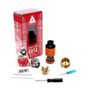 iJoy Limitless RDTA Classic Edition Kit Contents