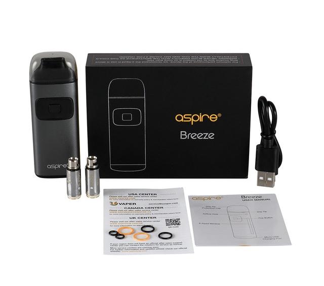 Aspire Breeze Starter Kit Vapin' Gorilla Aspire Breeze Starter Kit Vapin' Gorilla