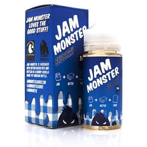 Containers of Blueberry Ejuice by Jam Monster