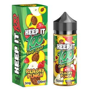 Keep it 100 Peachy Punch 100ml Vapin' Gorilla Keep it 100 Peachy Punch 100ml Vapin' Gorilla